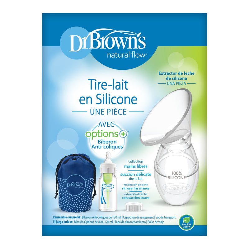 DR. BROWN'S Silicone One-Piece Breast Pump
