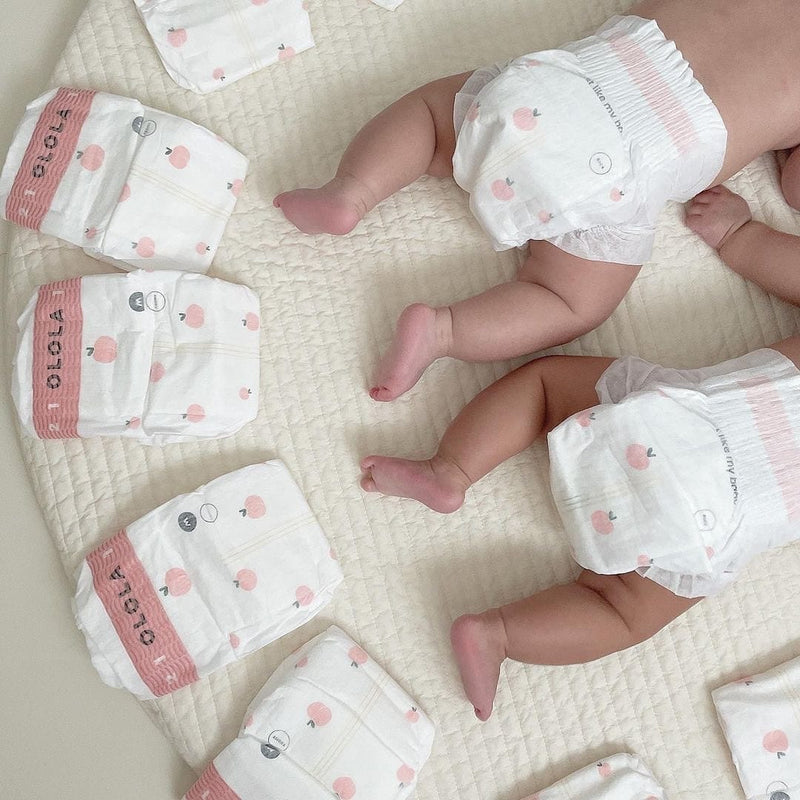 [Bundle of 2] OLOLA Diaper, Skin-Fit Band Type, Size: Newborn