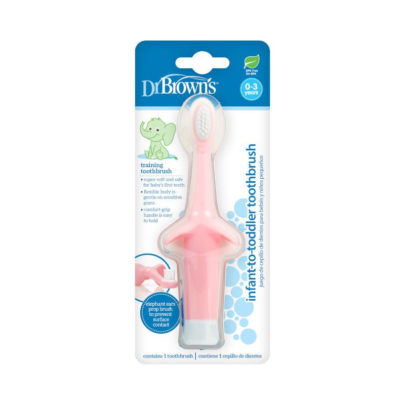 DR. BROWN'S Infant-to-Toddler Toothbrush, Assorted Designs