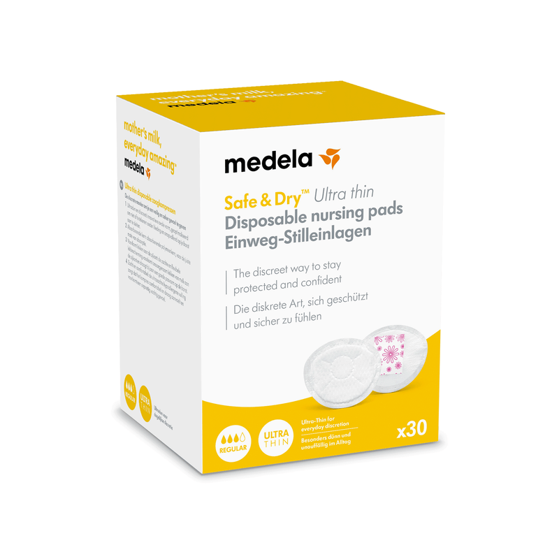 MEDELA Safe & Dry Ultra Thin Disposable Nursing Pads, Assorted Pack