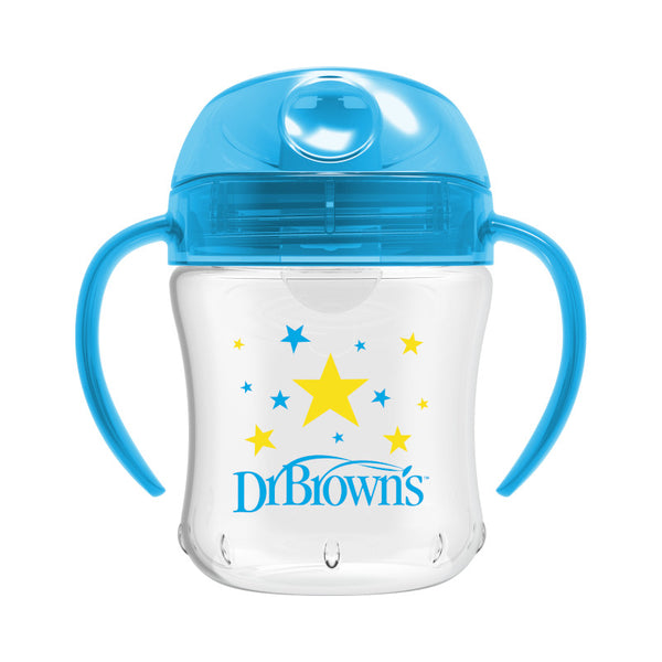 DR. BROWN'S Soft Spout Transition Cup w/ Handles, 180ml, Assorted Colors
