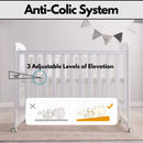 ["Best Of" Savings] PALETTE BOX Sweet Dreams 10-in-1 Convertible Baby Cot + FREE Mattress & Bedding Set