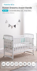 ["Best Of" Savings] PALETTE BOX Sweet Dreams 10-in-1 Convertible Baby Cot + FREE Mattress & Bedding Set