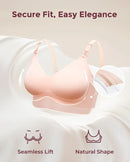 MOMCOZY Ultra Soft Seamless Nursing Bra