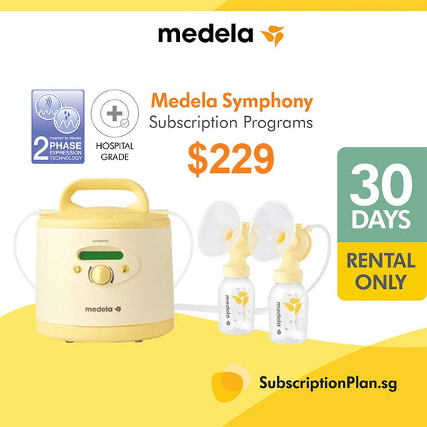 MEDELA Hospital Grade Symphony Breast Pump - 30 Days Basic Rental Subscription