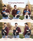 MOMCOZY Move2Fit 2-In-1 Hip Seat Baby Carrier