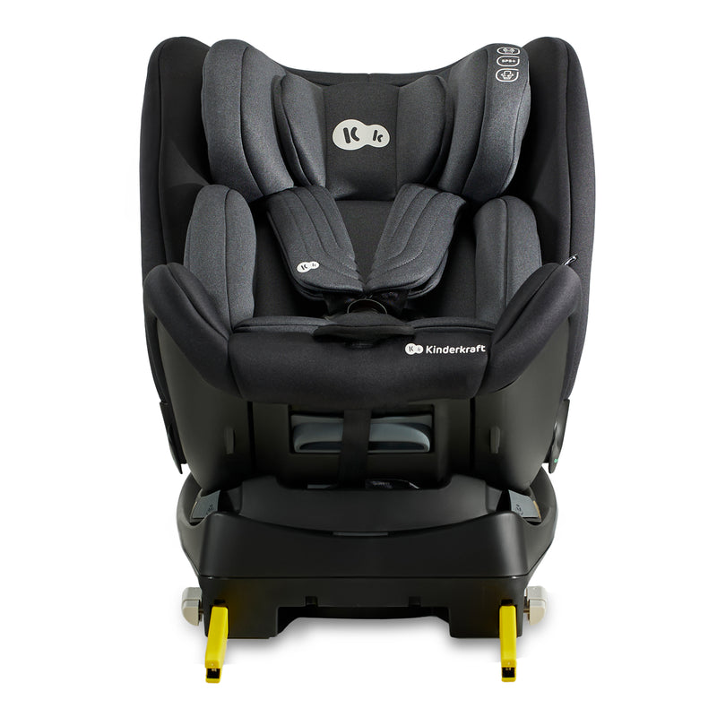 KINDERKRAFT 360º Rotational Car Seat, Xrider, Black