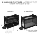 KINDERKRAFT Travel Cot, Moon Dream