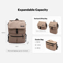 HAMILTON Backpack w/Detachable Cooler Bag