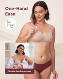 MOMCOZY Ultra Soft Seamless Nursing Bra