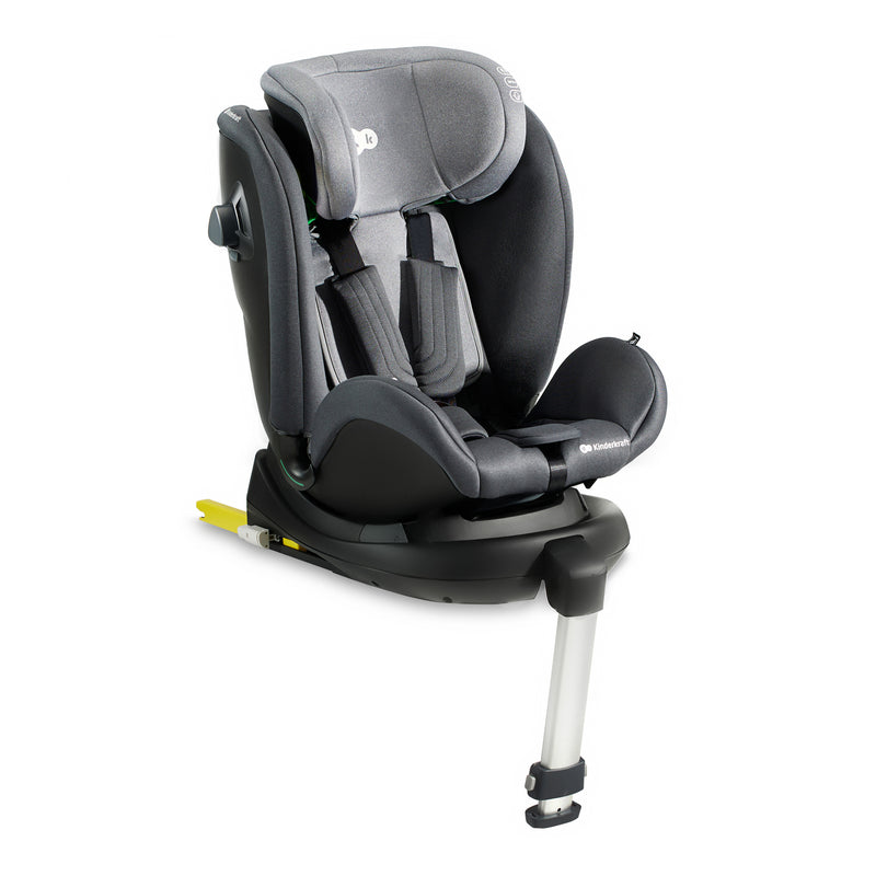 KINDERKRAFT 360º Rotational Car Seat, Xrider, Grey