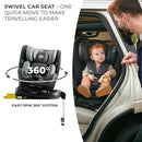 KINDERKRAFT 360º Rotational Car Seat, Xrider