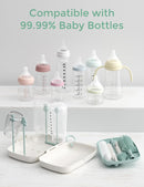 MOMCOZY 7-in-1 Travel Baby Bottle Cleaning+Drying Rack Set