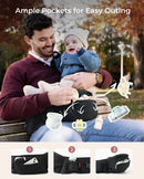 MOMCOZY Move2Fit 2-In-1 Hip Seat Baby Carrier