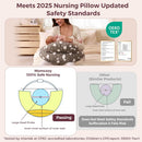 MOMCOZY Multifunctional & Adjustable Nursing Pillow