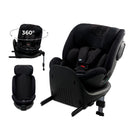 [Pre-Order] KINDERKRAFT 360º Rotational Car Seat, Xrider2, Black
