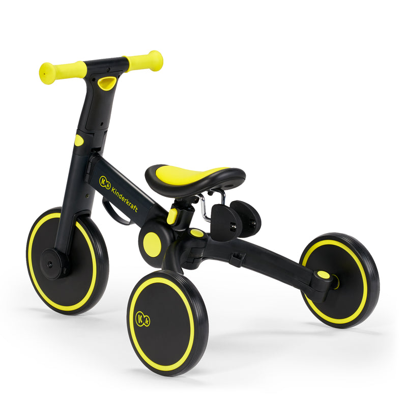 KINDERKRAFT Tricycle w/Push Handle, 4Trike, Black