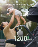 MOMCOZY Portable Baby Sound Machine w/Night Light