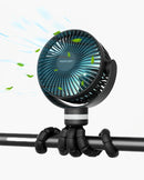 MOMCOZY USB Rechargeable Portable Stroller Fan