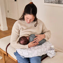 MY BREST FRIEND Nursing Pillow, Platinum Posies