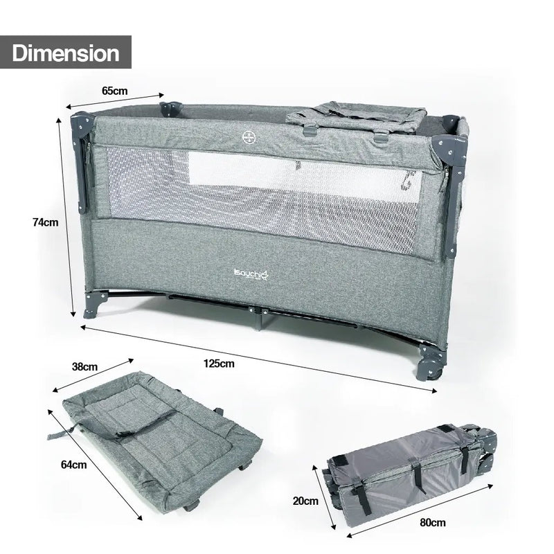 [Pre-Order] Isa Uchi Co-Sleeper Playpen with Changing Station