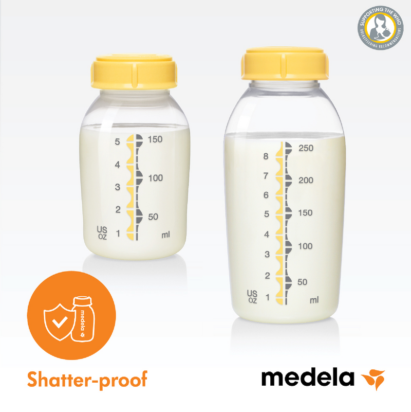 MEDELA 2-in-1 Breast Milk Bottles, 250ml, 2-Pack