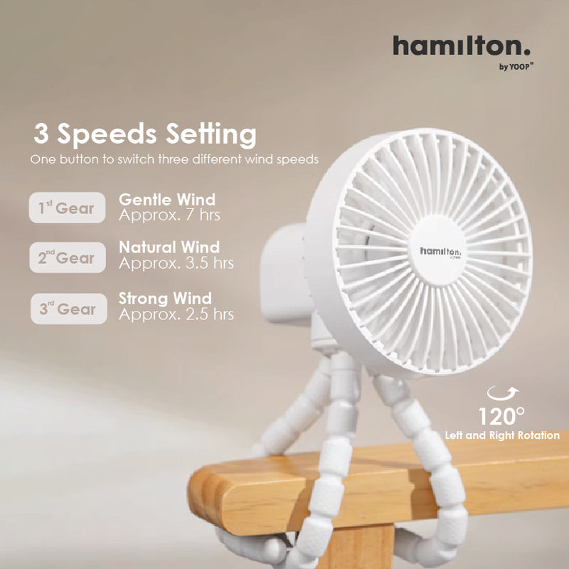 Hamilton Tripod Rotary Fan | Stroller Accessories