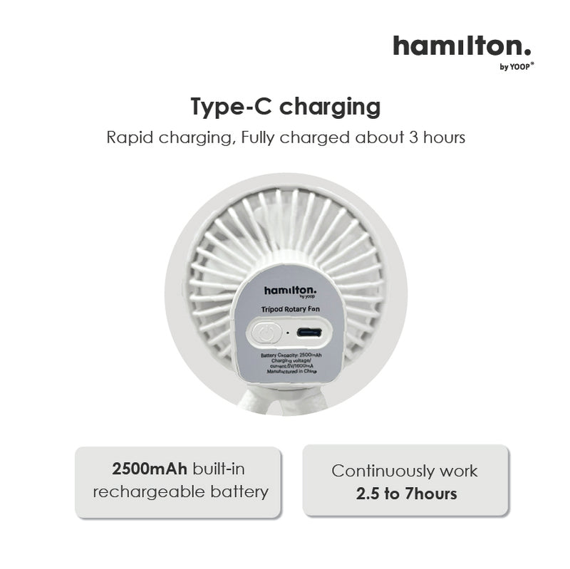 Hamilton Tripod Rotary Fan | Stroller Accessories