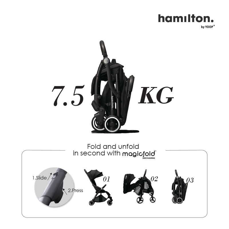 HAMILTON X1 Lite Travel System |  MagicFold™