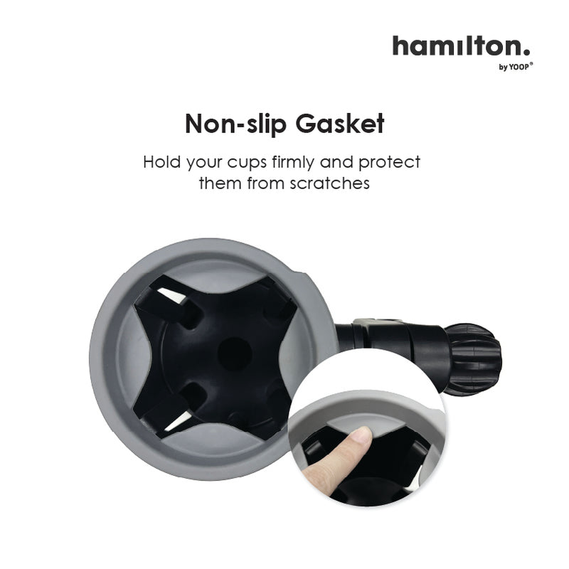 Hamilton 2 In 1 Stroller Universal Twin Cup Holder | Stroller Accessories