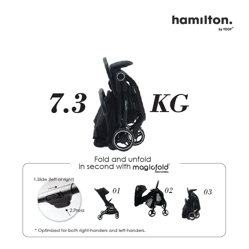 Hamilton S2 Stroller |  Babyboo Online Singapore