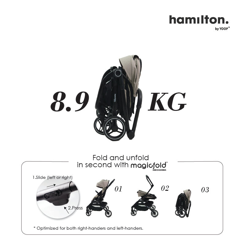 Hamilton T1 Stroller |  MagicFold™