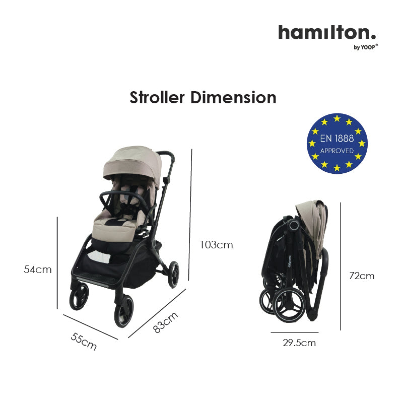 Hamilton T1 Stroller |  MagicFold™