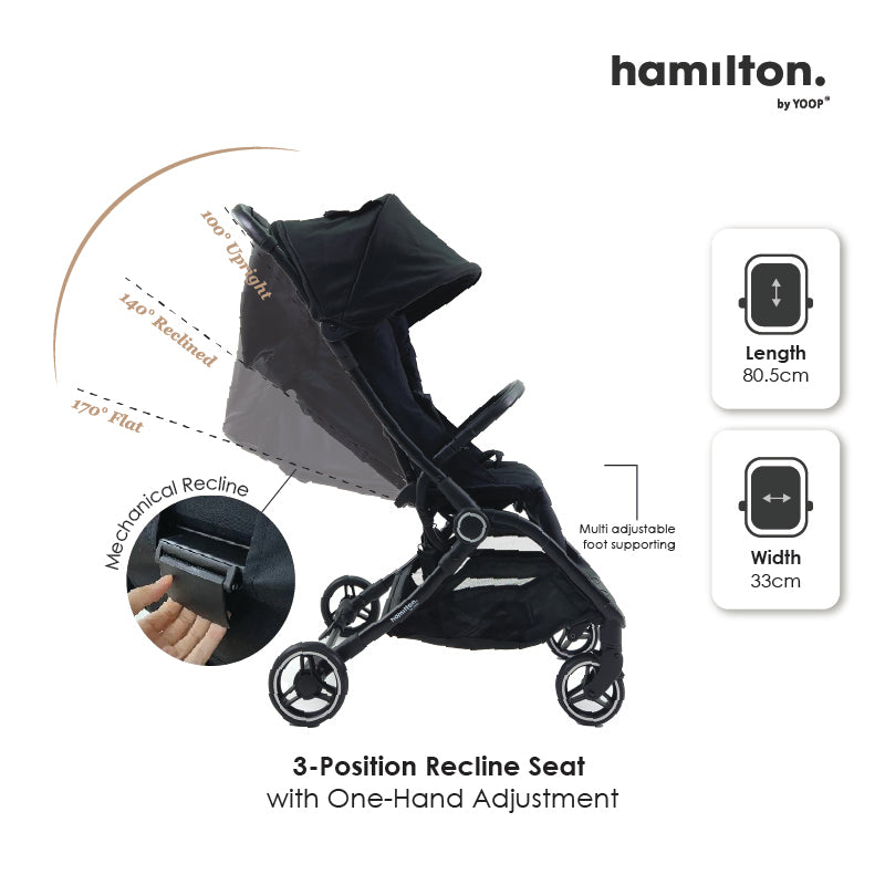 Hamilton S2 Stroller |  Babyboo Online Singapore