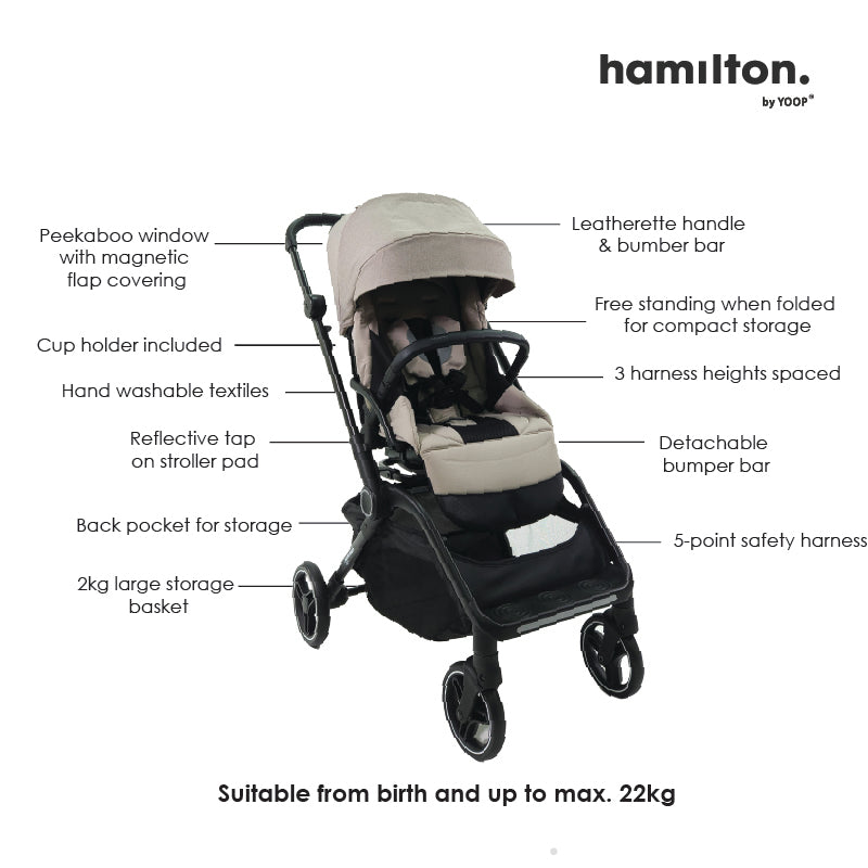 Hamilton T1 Stroller |  MagicFold™