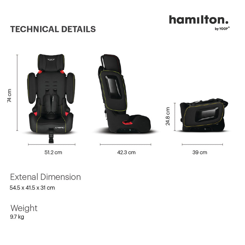 Hamilton Cabrio Foldable Car Seat