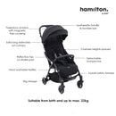 HAMILTON X1 Lite Stroller |  MagicFold™