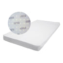 BONBIJOU Bamboo Fabric Anti-Dust Mite High Density Foam Mattress w/Hole