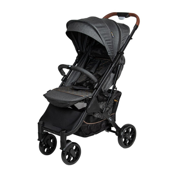 BONBIJOU Lux Stroller w/Stroller Bag, Pebble Grey