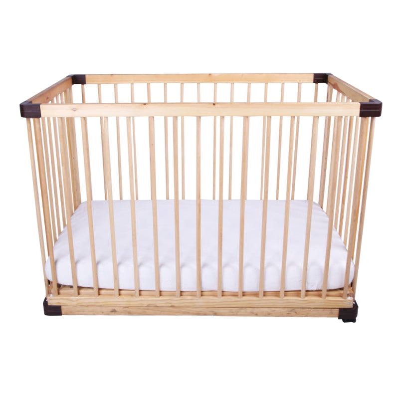 BONBIJOU Takara Multi-purpose Baby Cot, Natural w/o Varnish