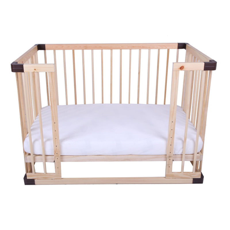 BONBIJOU Takara Multi-purpose Baby Cot, Natural w/o Varnish