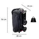 BONBIJOU Luke Mini Stroller, Black