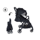 BONBIJOU Lucio Quick-fold Stroller, Black