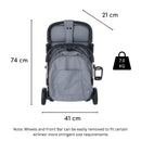 BONBIJOU Lucio Quick-fold Stroller, Grey