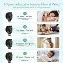 MOMCOZY USB Rechargeable Portable Stroller Fan