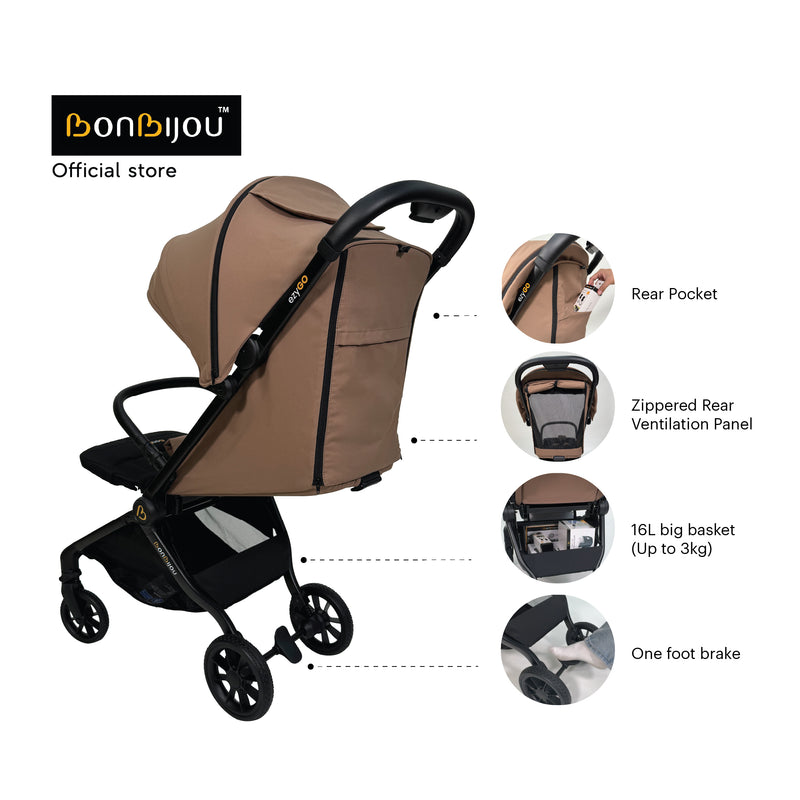 BONBIJOU Auto-fold Stroller, Ezy-Go