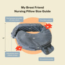 MY BREST FRIEND Deluxe Nursing Pillow, Spring Green