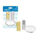 DR. BROWN'S Silicone Finger Toothbrush w/Case, 2-Pack, Assorted Colors