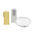 DR. BROWN'S Silicone Finger Toothbrush w/Case, 2-Pack, Assorted Colors