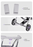 KINDERKRAFT Compact Stroller, KP2, Grey